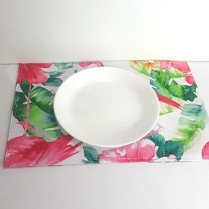 Kauai Flamingo Printed Placemats, Set of 4